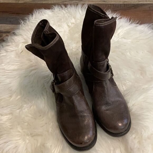 ✨Baretraps Sabella Brown Leather Ankle Boots - Picture 2 of 9